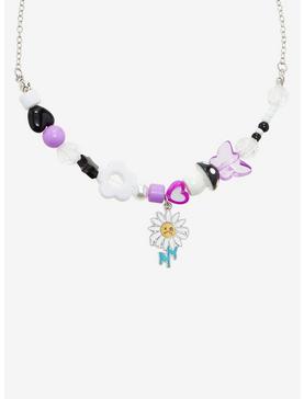 Mushroom & Flower Bead Necklace Set, , hi-res