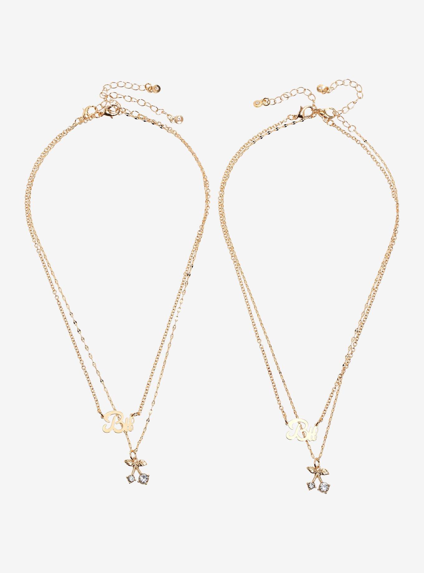 BFF Cherry Best Friend Necklace Set, , alternate