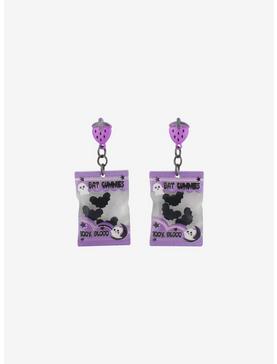Bat Gummy Bag Drop Earrings, , hi-res