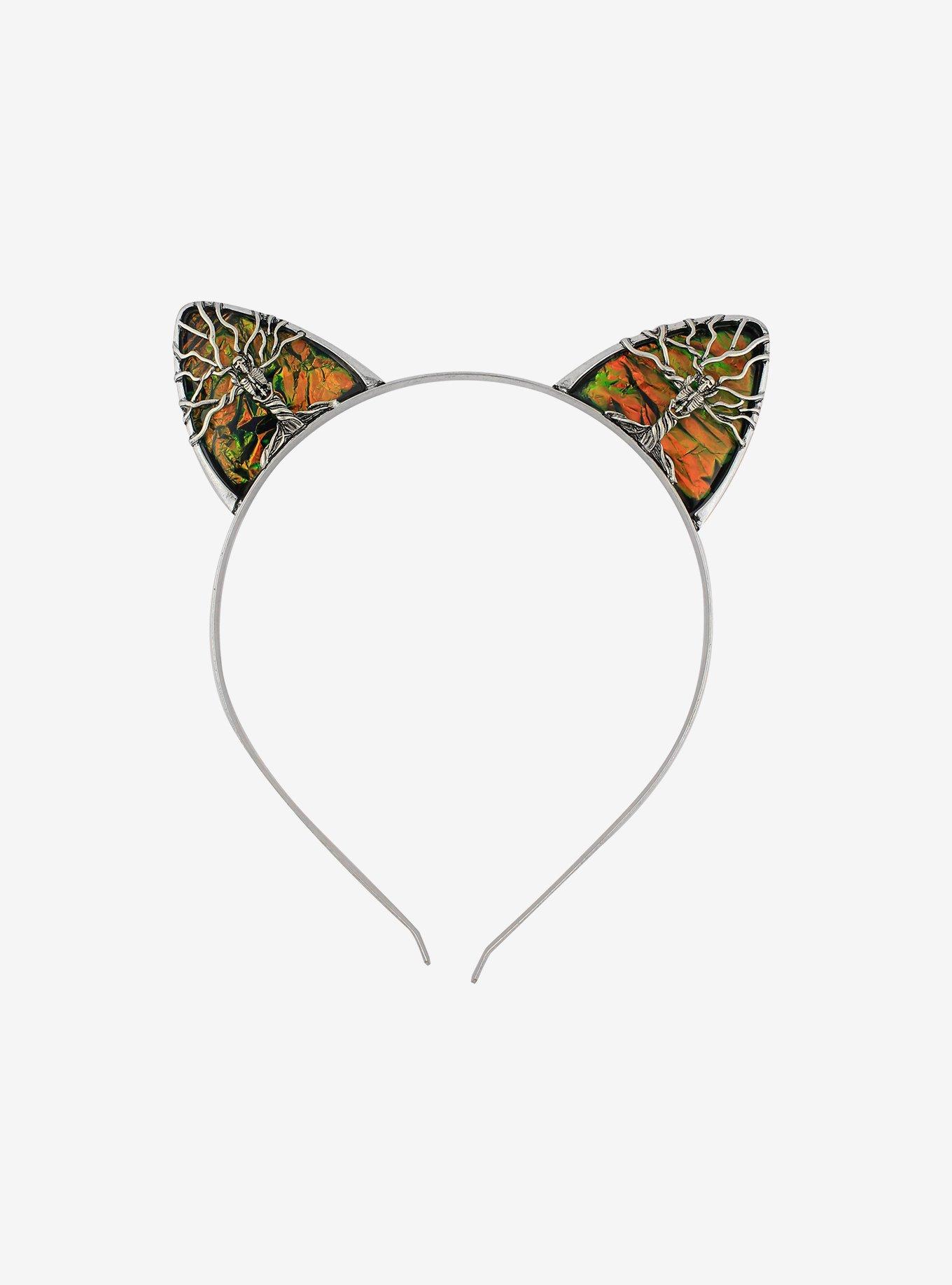 Tree Of Life Cat Ear Headband, , alternate