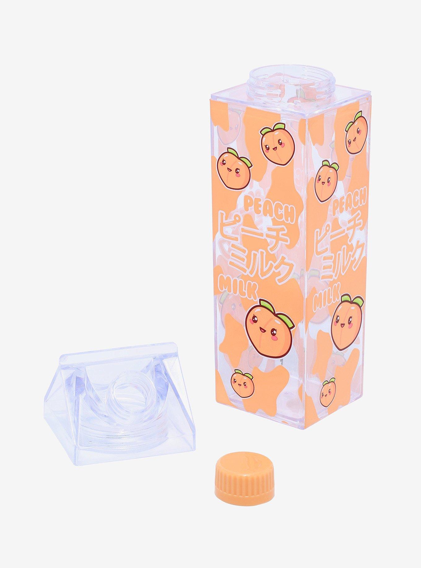 Peach Milk Carton Water Bottle, , alternate