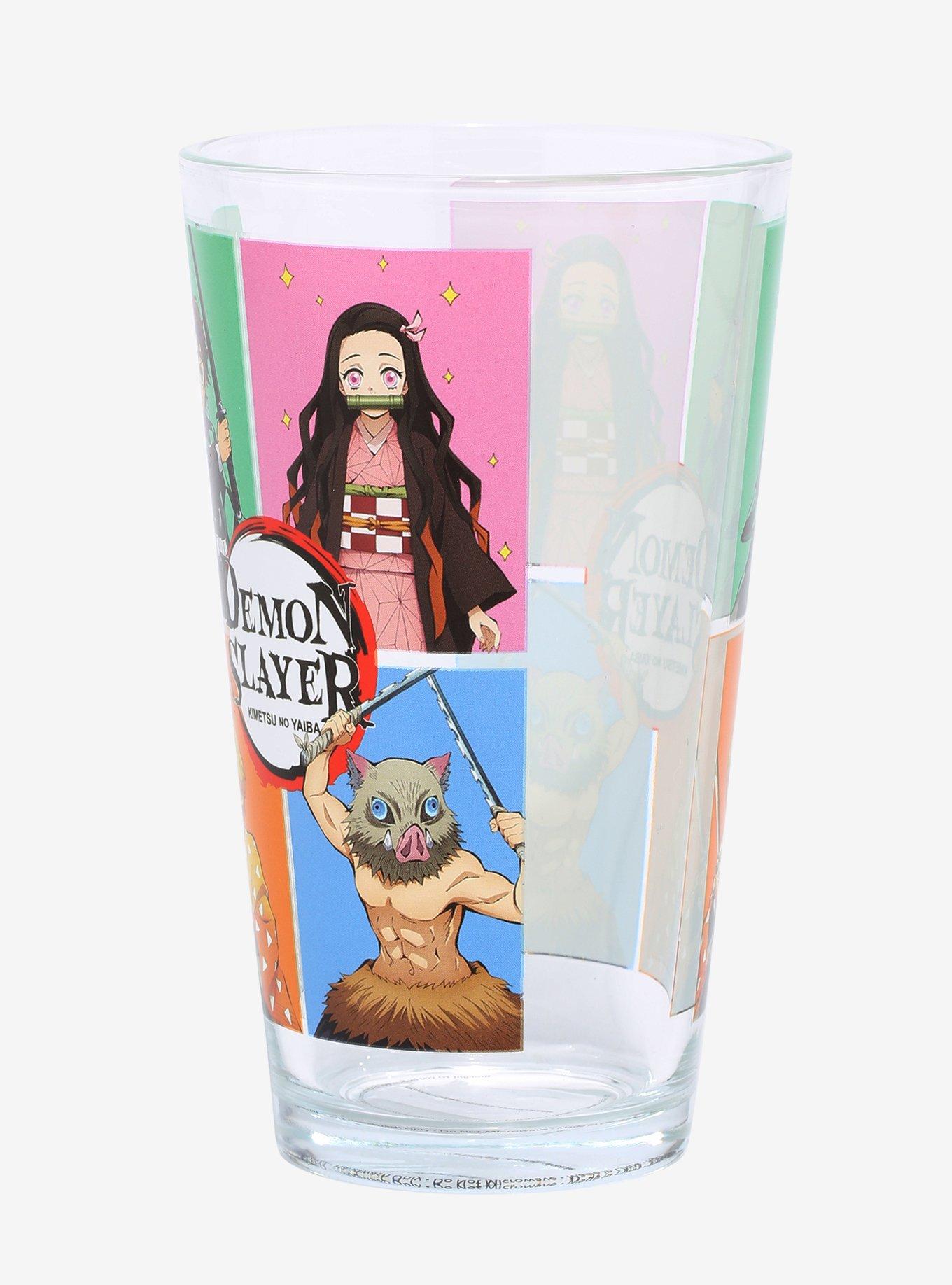 Demon Slayer: Kimetsu No Yaiba Group Grid Pint Glass, , alternate