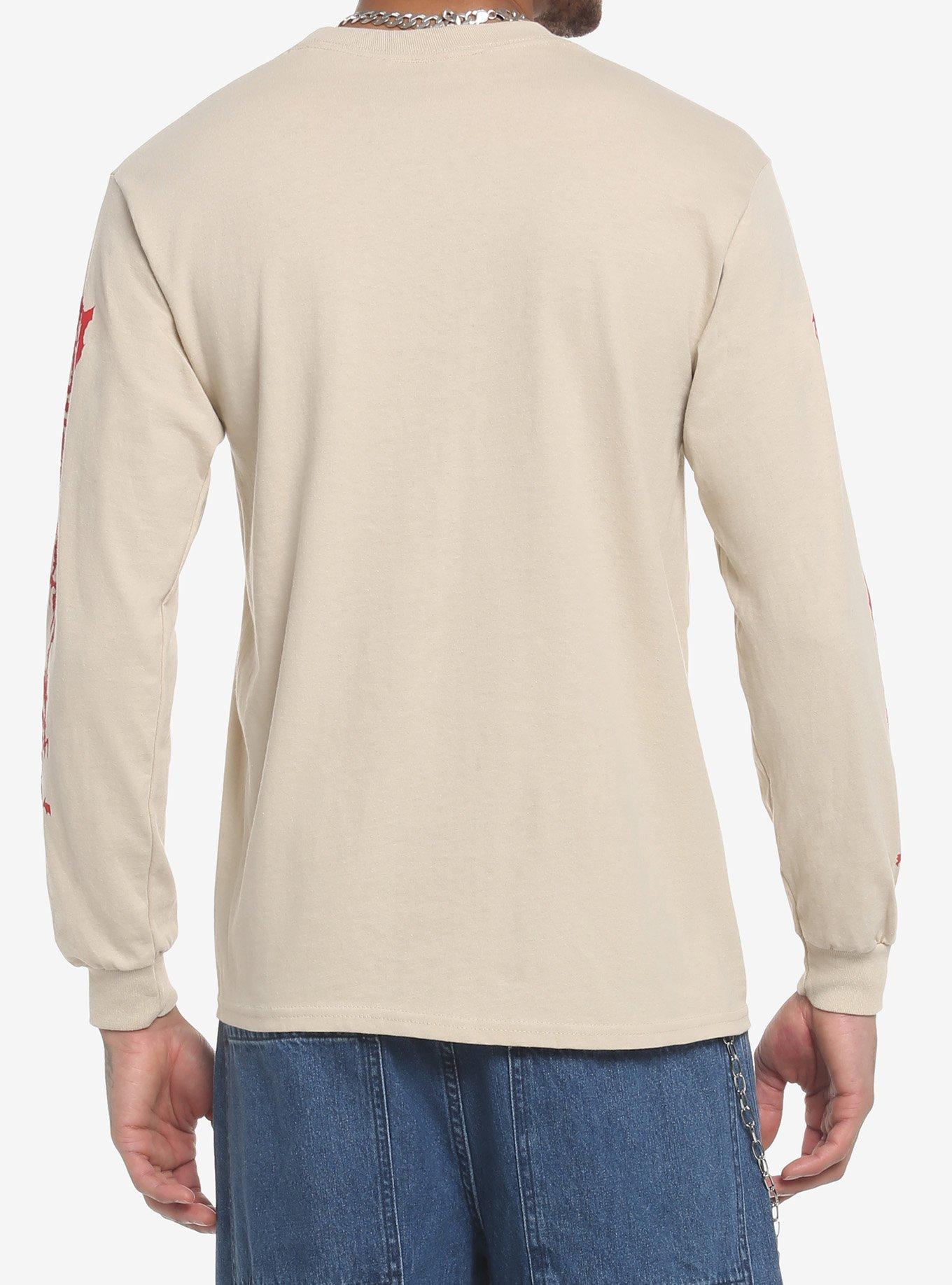 Death Note Light Yagami Heavy Metal Long-Sleeve T-Shirt, SAND, alternate