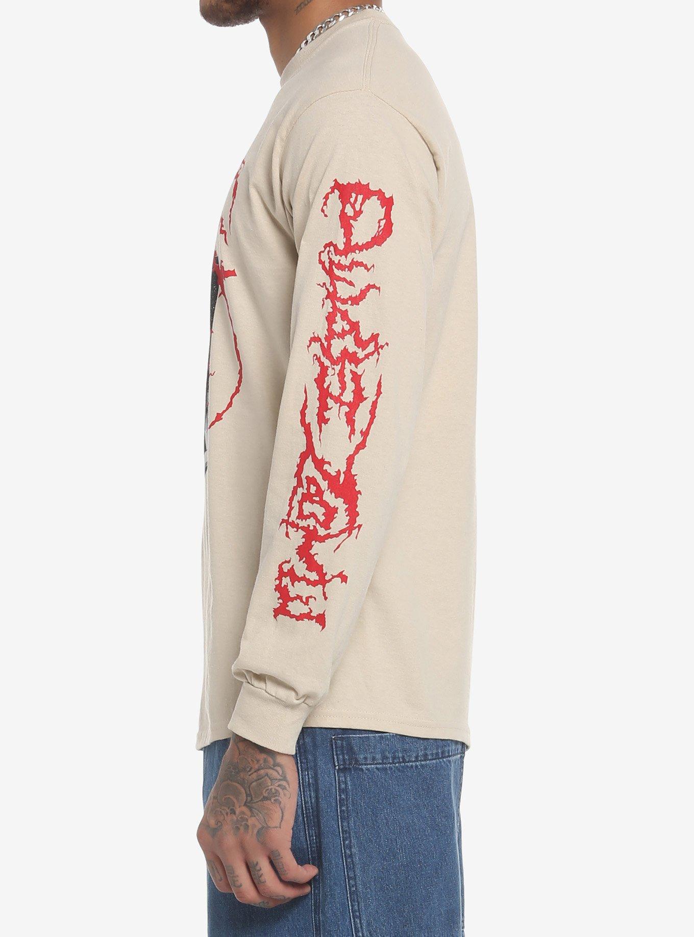 Death Note Light Yagami Heavy Metal Long-Sleeve T-Shirt, SAND, alternate