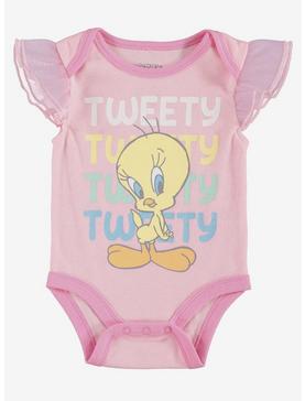 Looney Tunes Tweety Infant Ruffled One-Piece and Tutu Tie-Dye Leggings Set, , hi-res