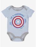 Marvel Captain America Lil' & Legendary Infant One-Piece Set, LIGHT BLUE, alternate