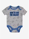 Star Wars Save the Galaxy Infant One-Piece Set, HEATHER GREY, alternate