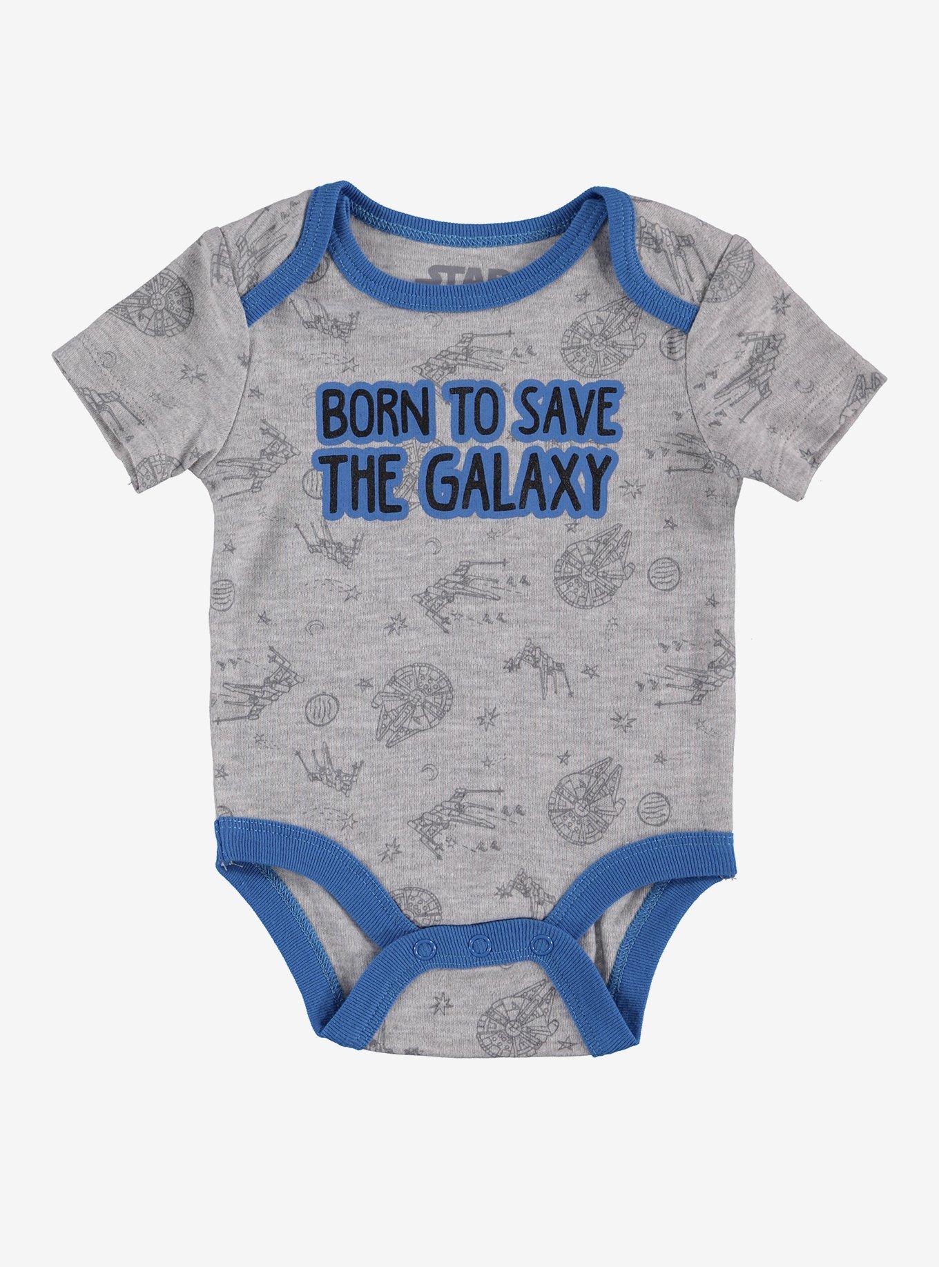 Star Wars Save the Galaxy Infant One-Piece Set, HEATHER GREY, alternate