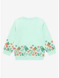 Disney Moana Embroidered Floral Toddler Crewneck - BoxLunch Exclusive, OLIVE, alternate