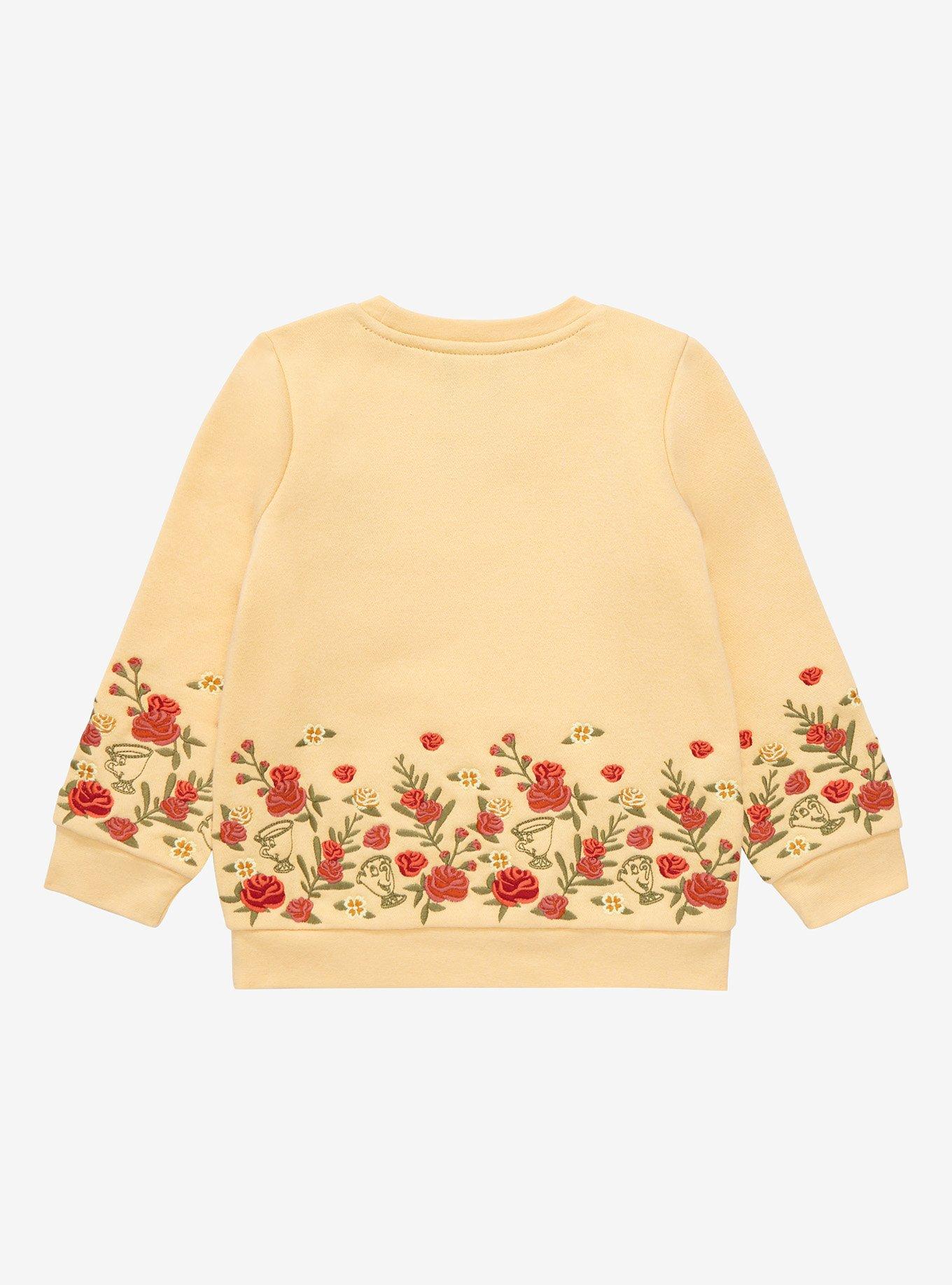 Disney Beauty and the Beast Belle Floral Toddler Crewneck - BoxLunch Exclusive, MULTI, alternate