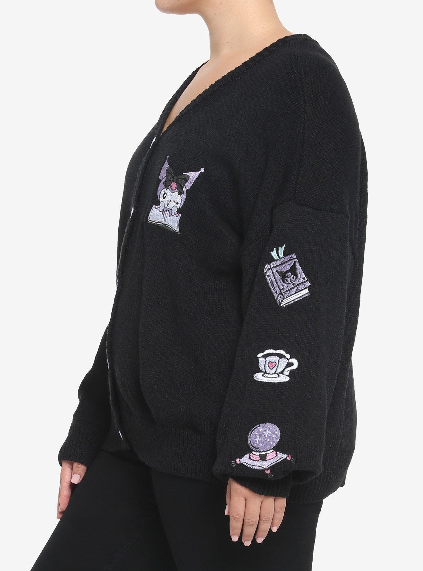 Kuromi Fortune Teller Skimmer Girls Cardigan Plus Size, MULTI, alternate