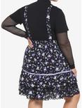 Kuromi Fortune Teller Tiered Suspender Skirt Plus Size, MULTI, alternate