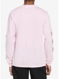 Kirby 8-Bit Star Checkered Long-Sleeve T-Shirt, PINK, alternate