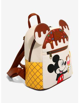 Loungefly Disney Mickey Mouse Ice Cream Mini Backpack, , hi-res