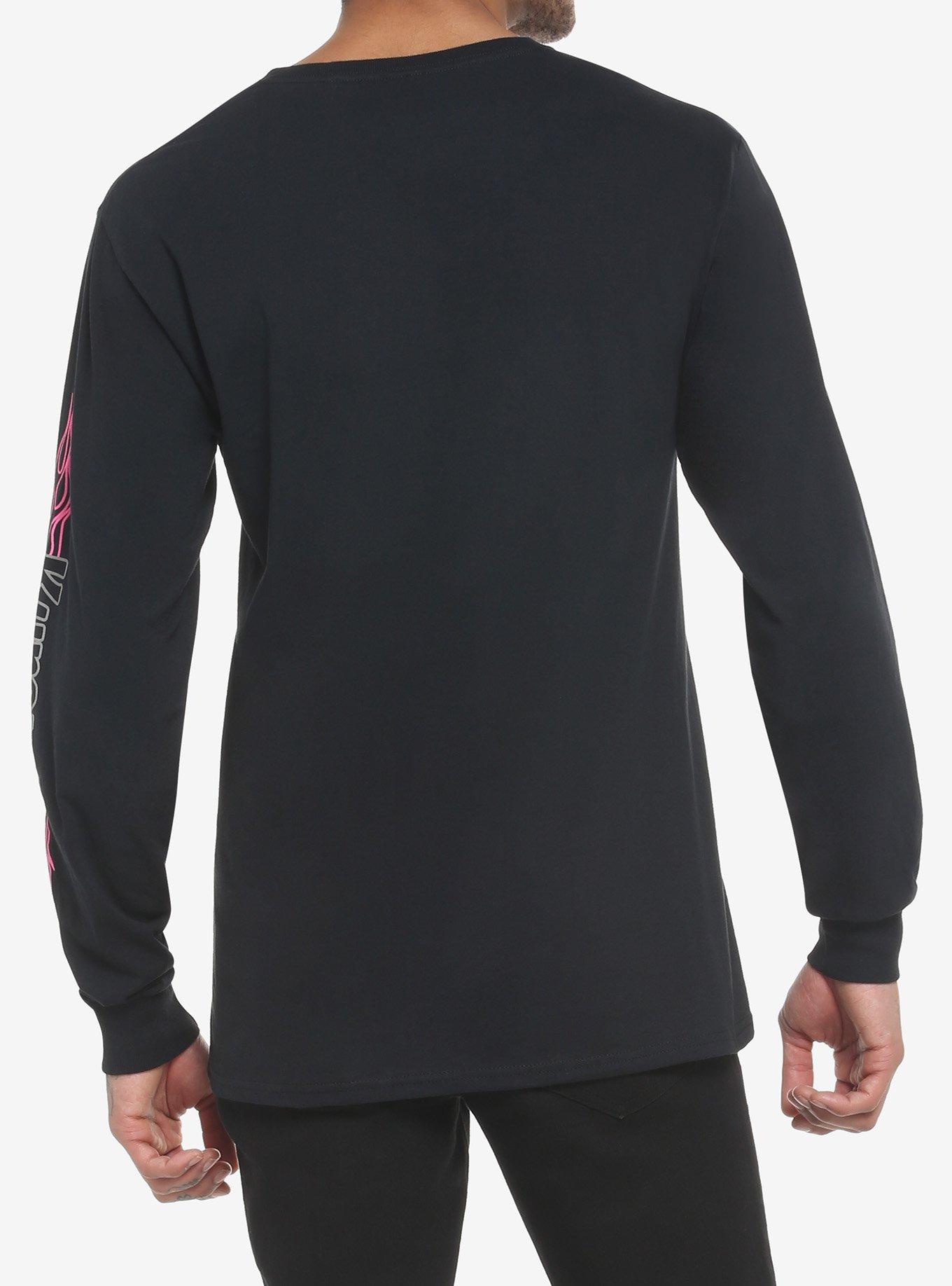 Kuromi Heavy Metal Long-Sleeve T-Shirt, BLACK, alternate