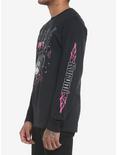 Kuromi Heavy Metal Long-Sleeve T-Shirt, BLACK, alternate