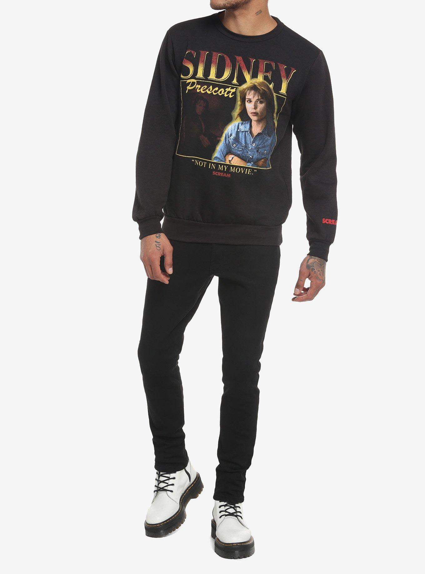 Scream Sidney Prescott Not In My Movie Sweatshirt, BLACK, alternate