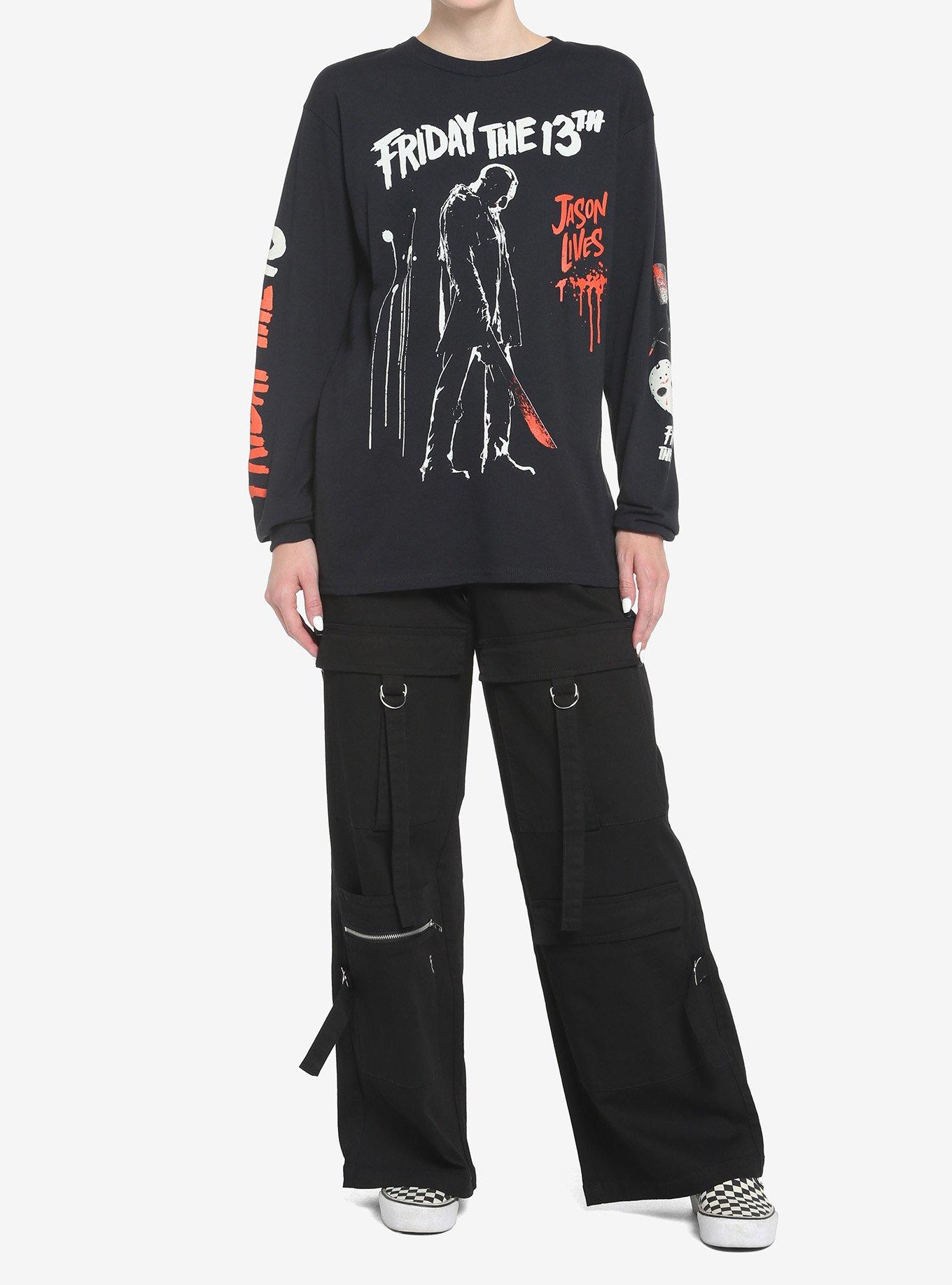 Friday The 13th Jason Lives Girls Long-Sleeve T-Shirt, MULTI, alternate