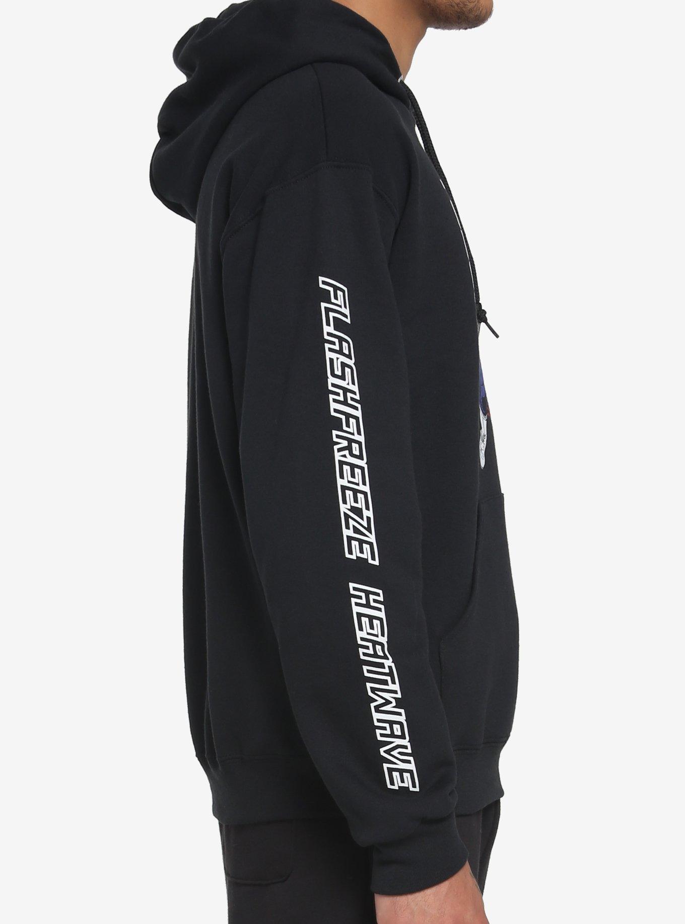 My Hero Academia Todoroki Signature Move Hoodie, BLACK, alternate