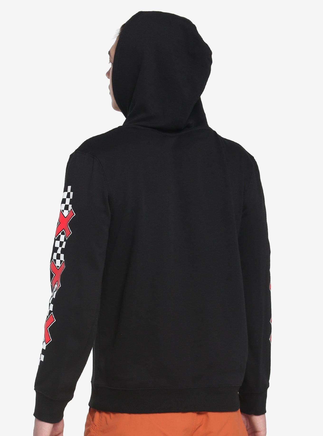 Hunter X Hunter Group Eyes Panel Hoodie, BLACK, alternate