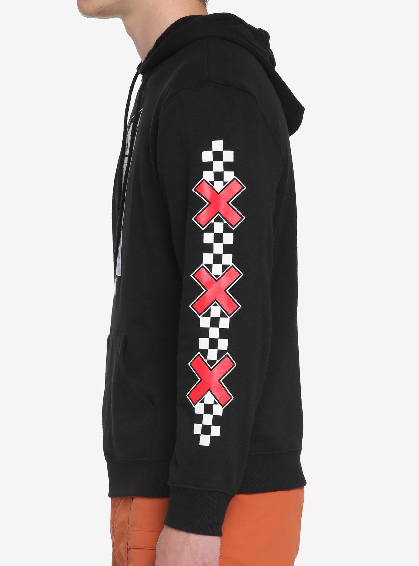 Hunter X Hunter Group Eyes Panel Hoodie, BLACK, alternate