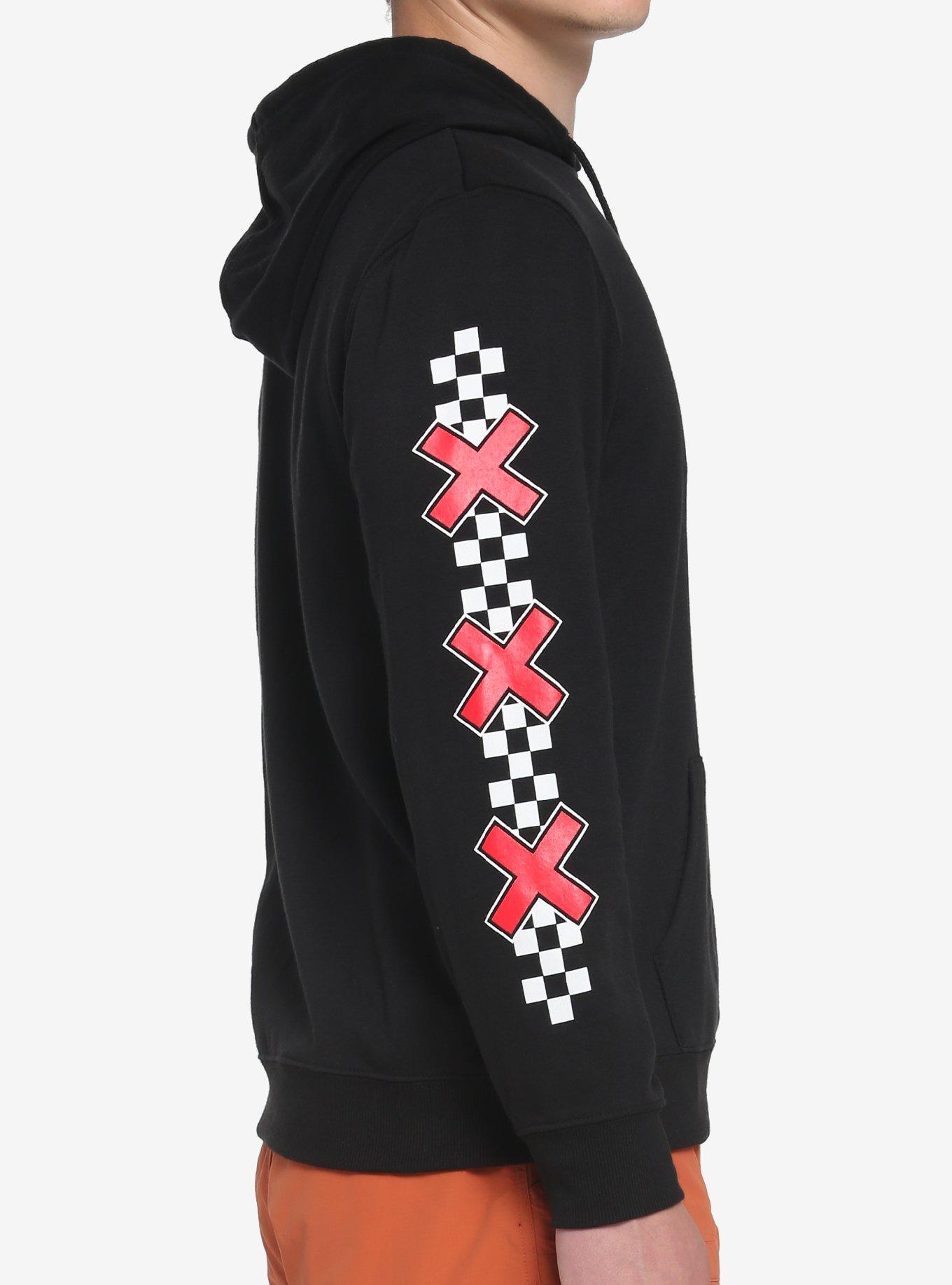 Hunter X Hunter Group Eyes Panel Hoodie, BLACK, alternate
