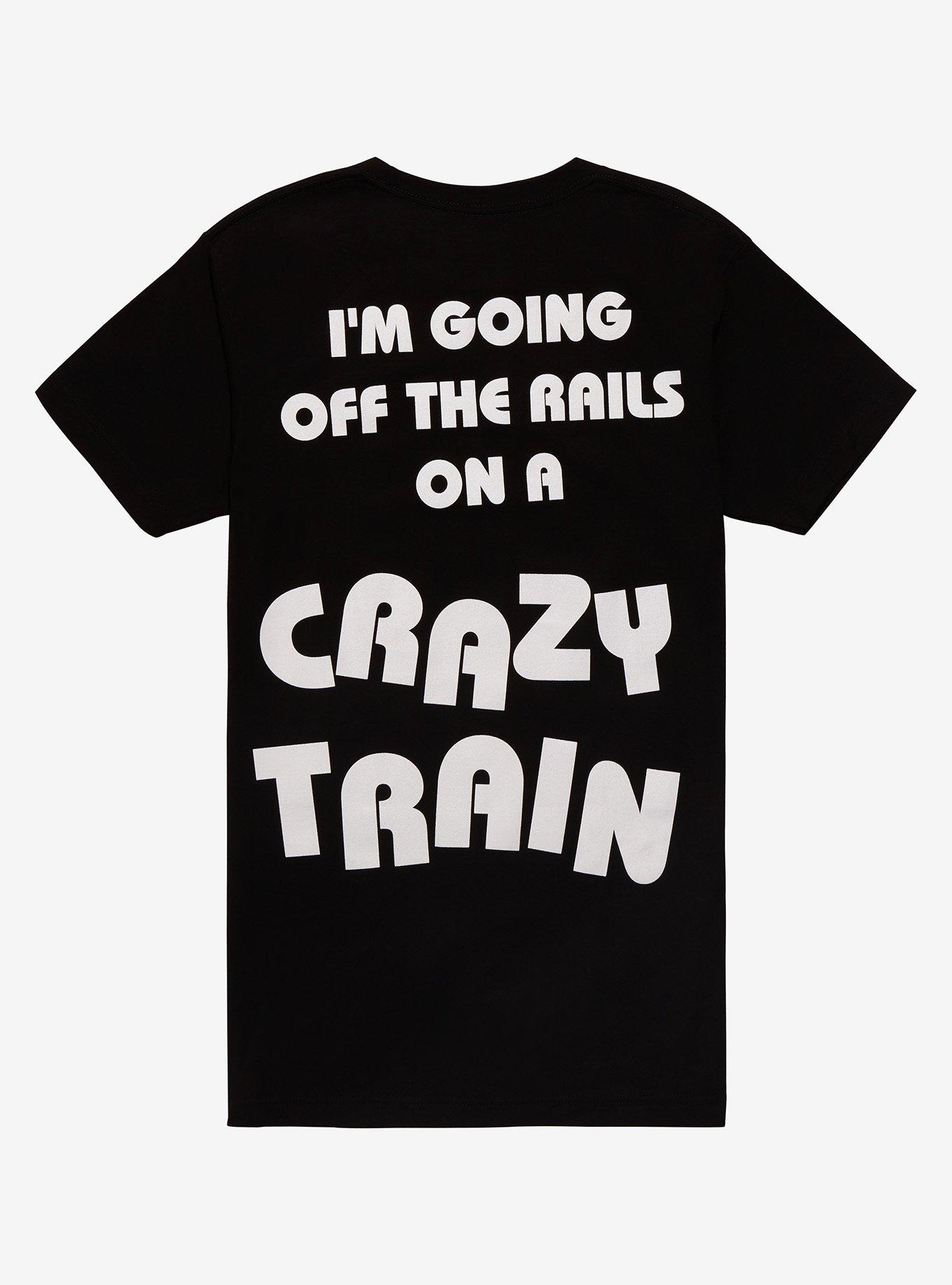 Ozzy Osbourne Crazy Train T-Shirt, BLACK, alternate