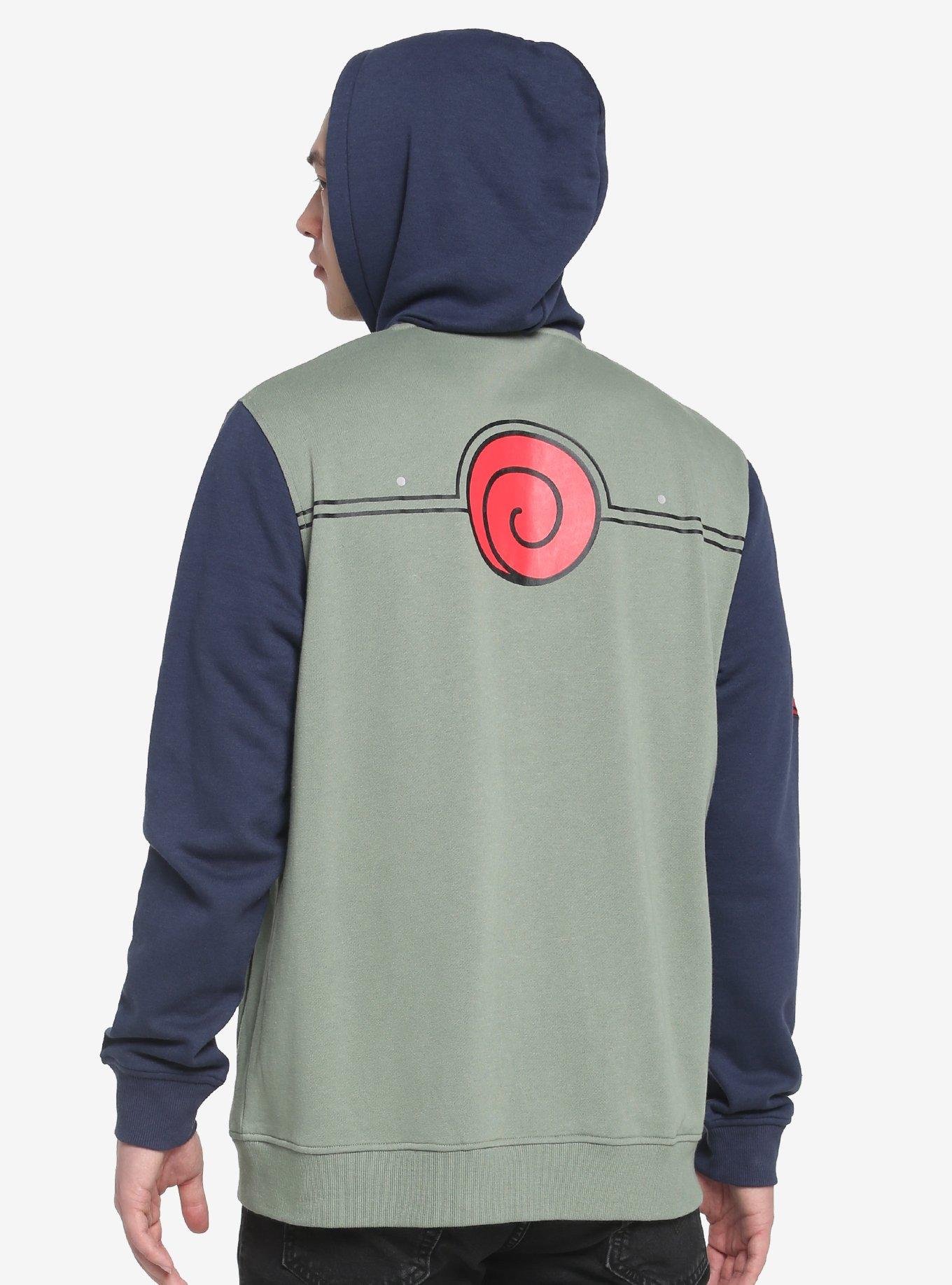 Naruto Shippuden Kakashi Cosplay Hoodie, MULTI, alternate