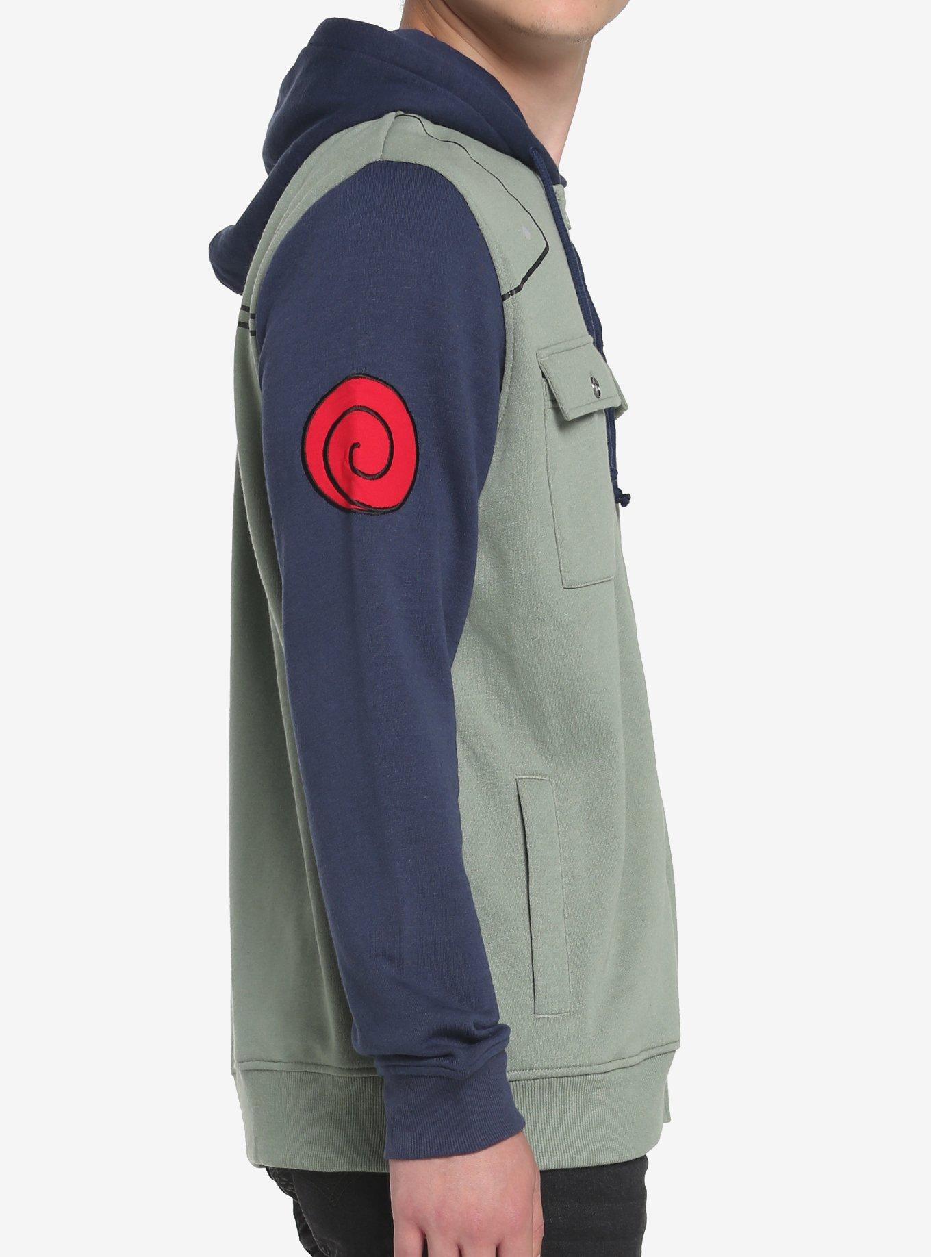 Naruto Shippuden Kakashi Cosplay Hoodie, MULTI, alternate