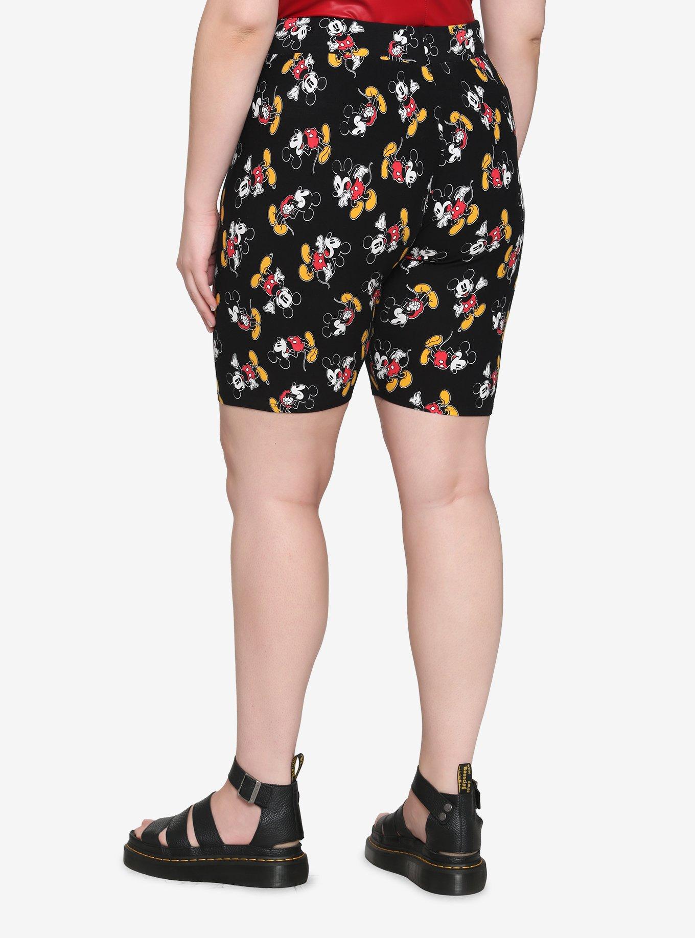 Disney Mickey Mouse Poses Bike Shorts Plus Size, MULTI, alternate