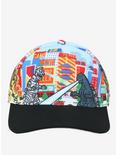 Godzilla City Fight Snapback Hat, , alternate