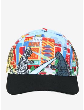 Godzilla City Fight Snapback Hat, , hi-res