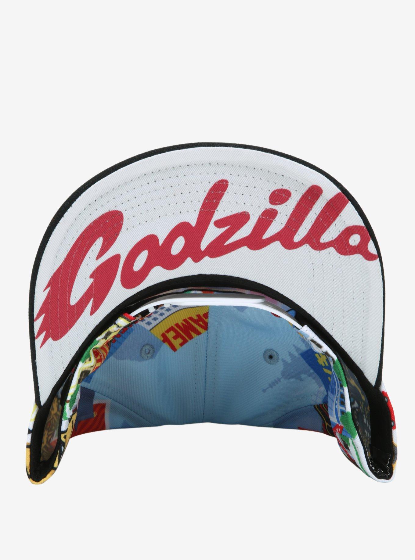 Godzilla City Fight Snapback Hat, , alternate