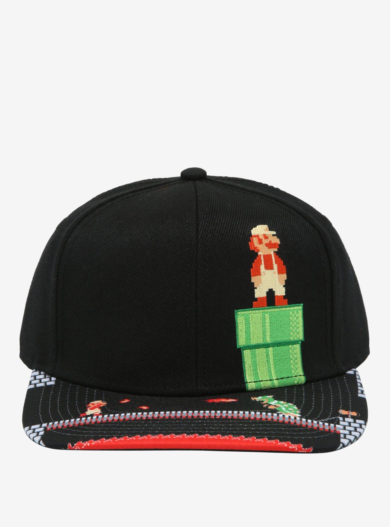 Super Mario Bros. 8-Bit Snapback Hat, , alternate