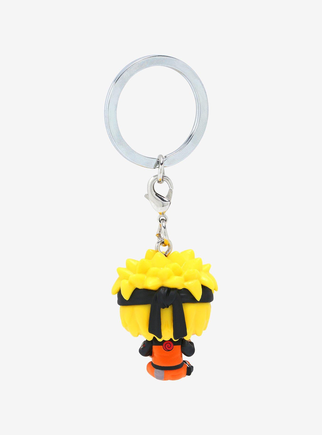 Funko Pocket Pop! Naruto Shippuden Naruto Uzumaki with Noodles Vinyl Keychain - BoxLunch Exclusive , , hi-res