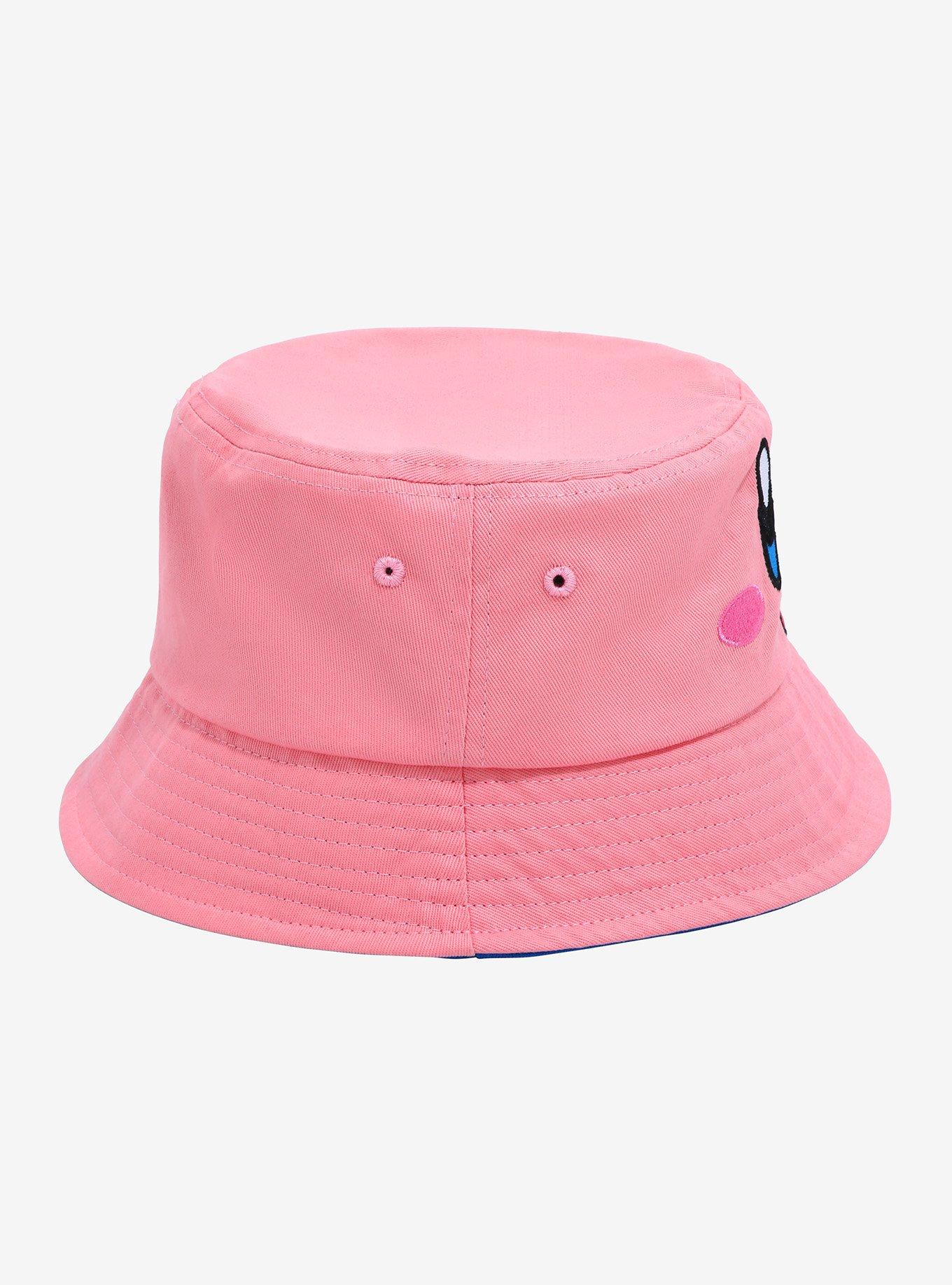 Kirby Main Character Face Bucket Hat Pink at  Women's