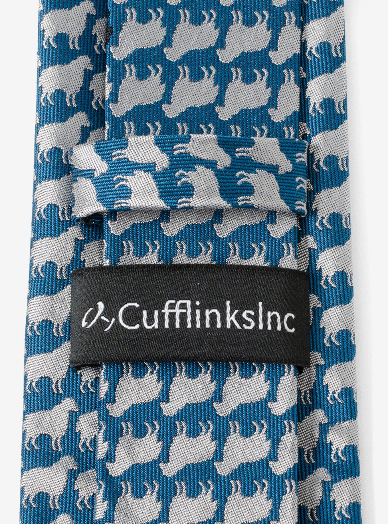 Black Sheep Blue Silk Men's Tie, , alternate