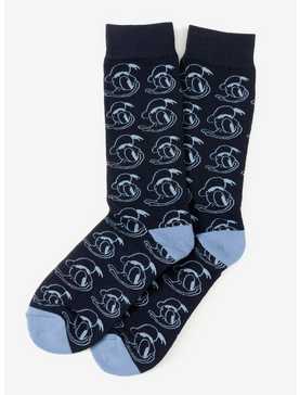 Disney Donald Duck Patterned Blue Men's Socks, , hi-res