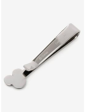 Disney Mickey Mouse Onyx Stainless Steel Tie Bar, , hi-res