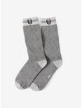 Star Wars Obi Wan Kenobi Gray Men's Socks, , alternate
