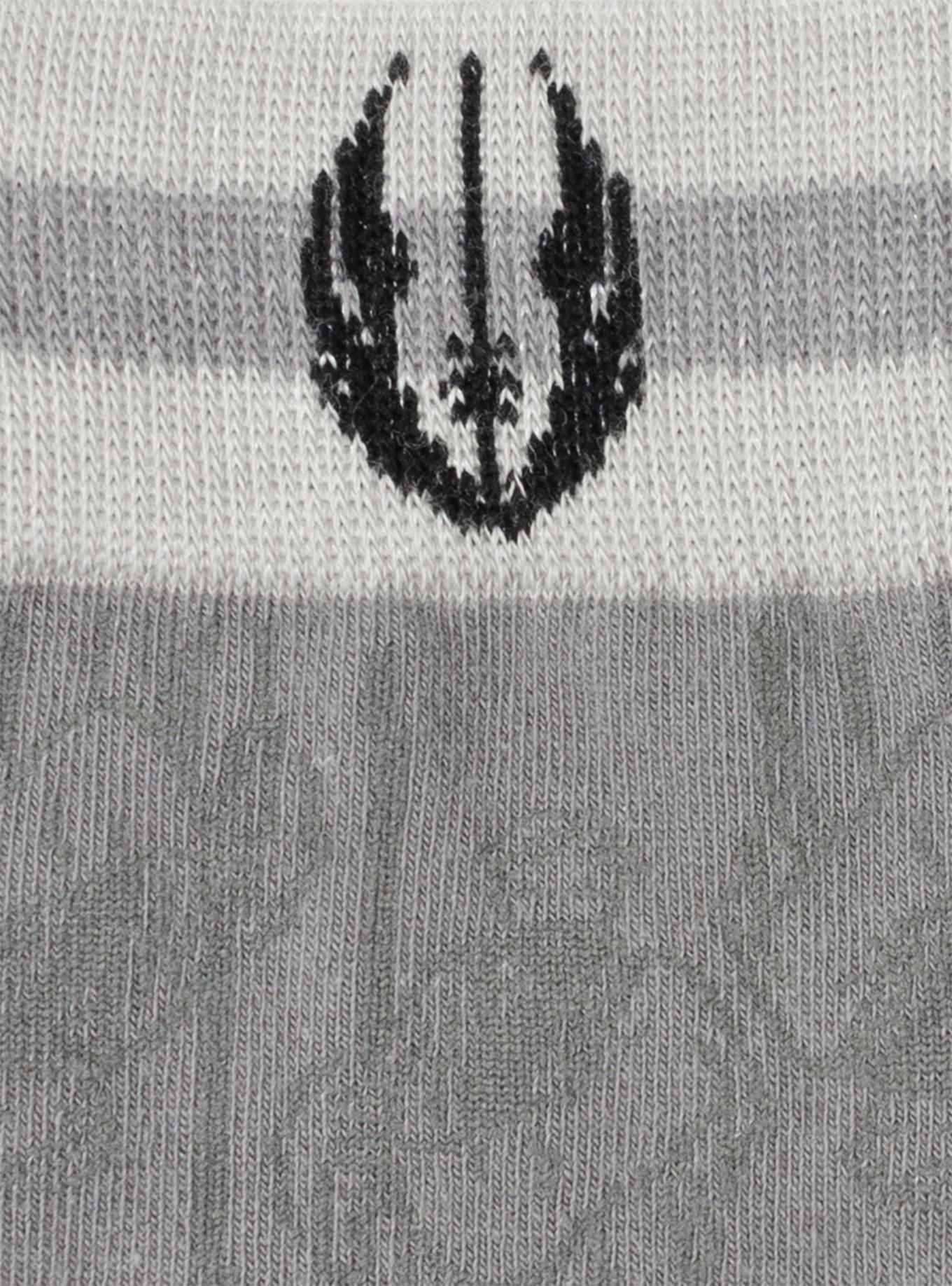 Star Wars Obi Wan Kenobi Gray Men's Socks, , alternate