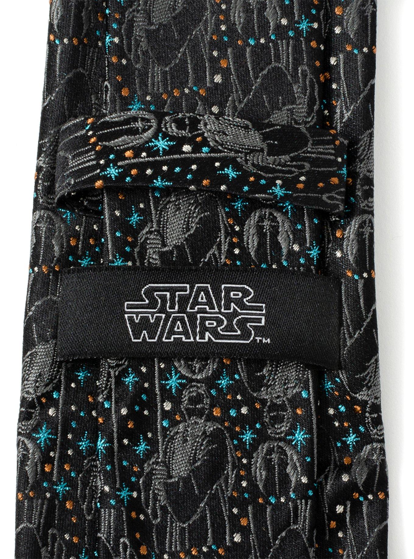 Star Wars Obi Wan Kenobi Gray Men's Tie, , alternate