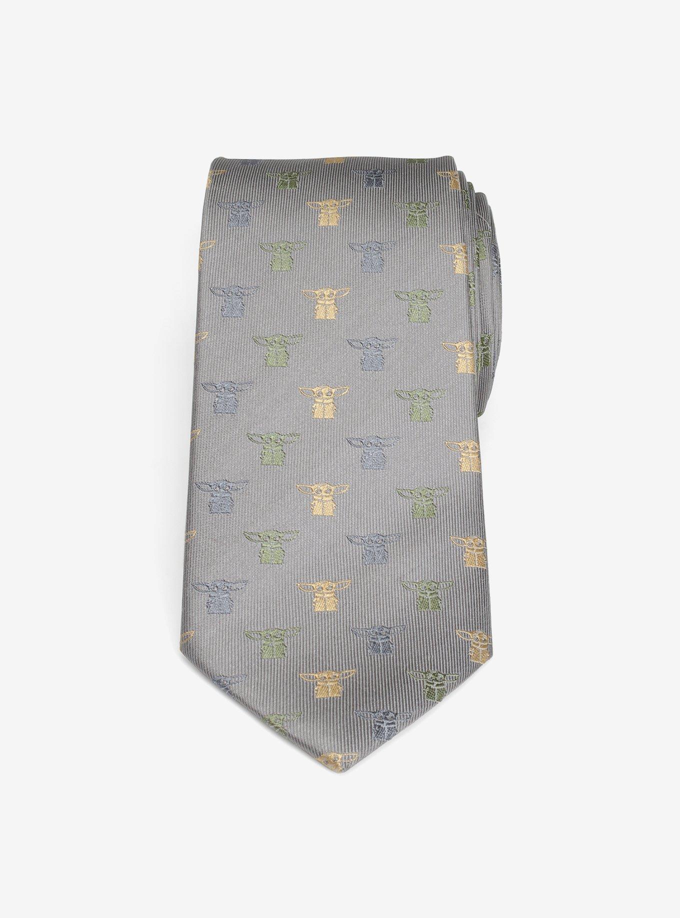 Star Wars The Mandalorian The Child Grey Men's Tie, , alternate