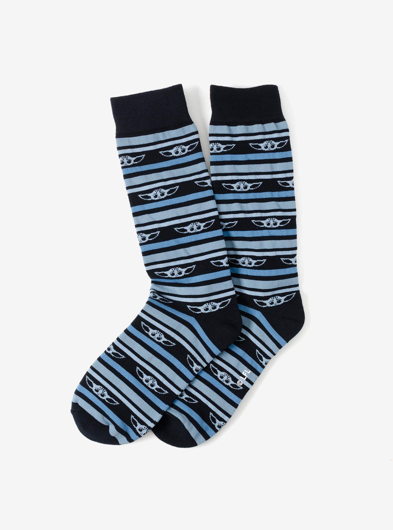 Star Wars The Mandalorian The Child Navy Men's Socks, , alternate