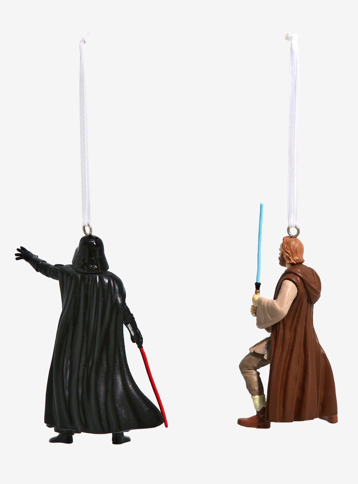 Hallmark Star Wars Darth Vader & Obi-Wan Kenobi Ornament Set, , alternate