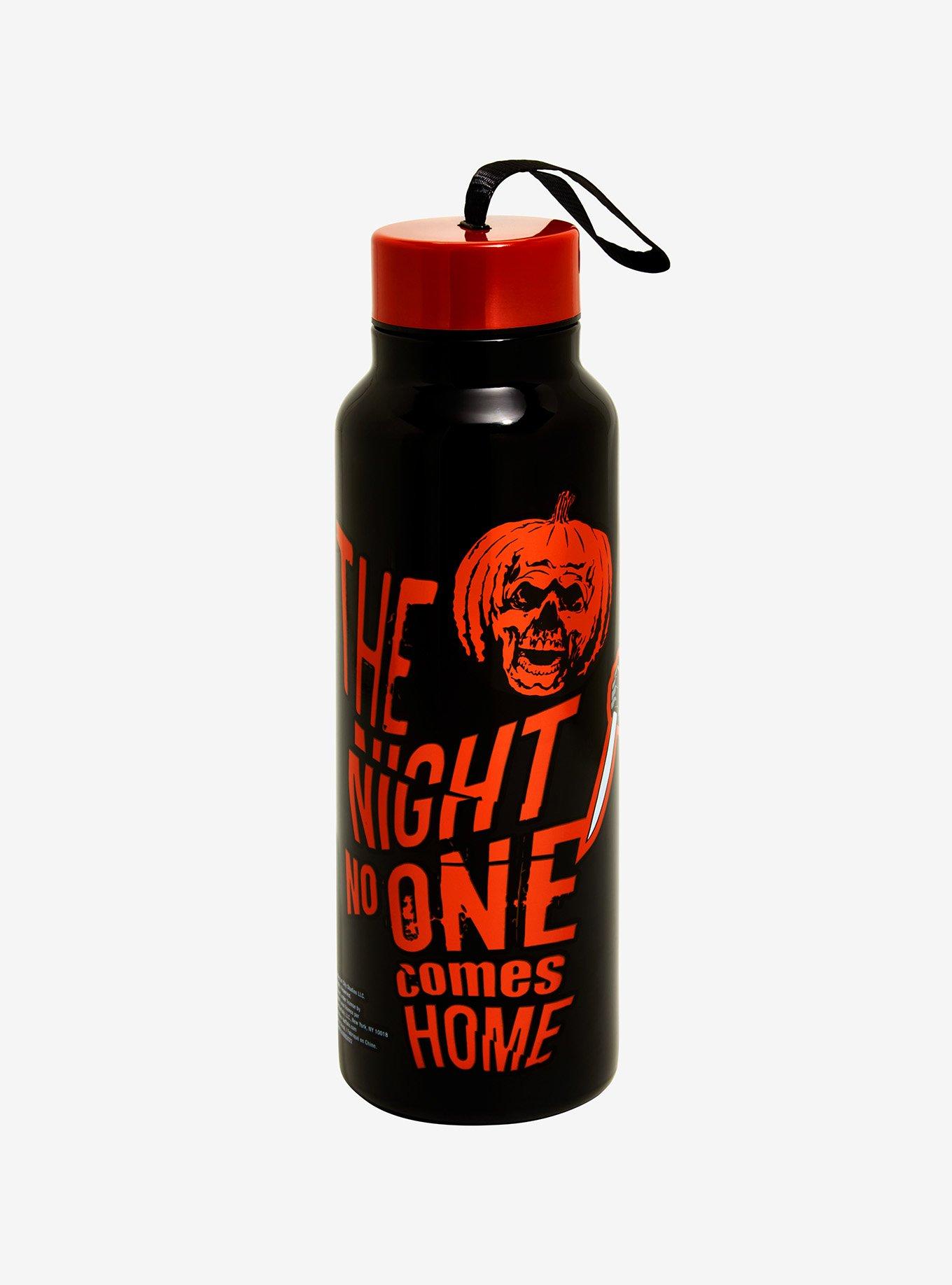 Halloween No One Comes Home Strap Water Bottle, , alternate