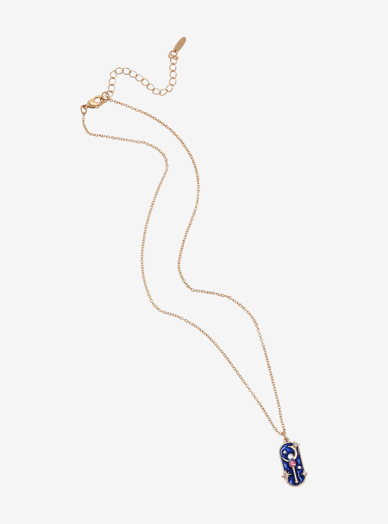 Sailor Moon Moon Stick Pendant Necklace - BoxLunch Exclusive , , alternate