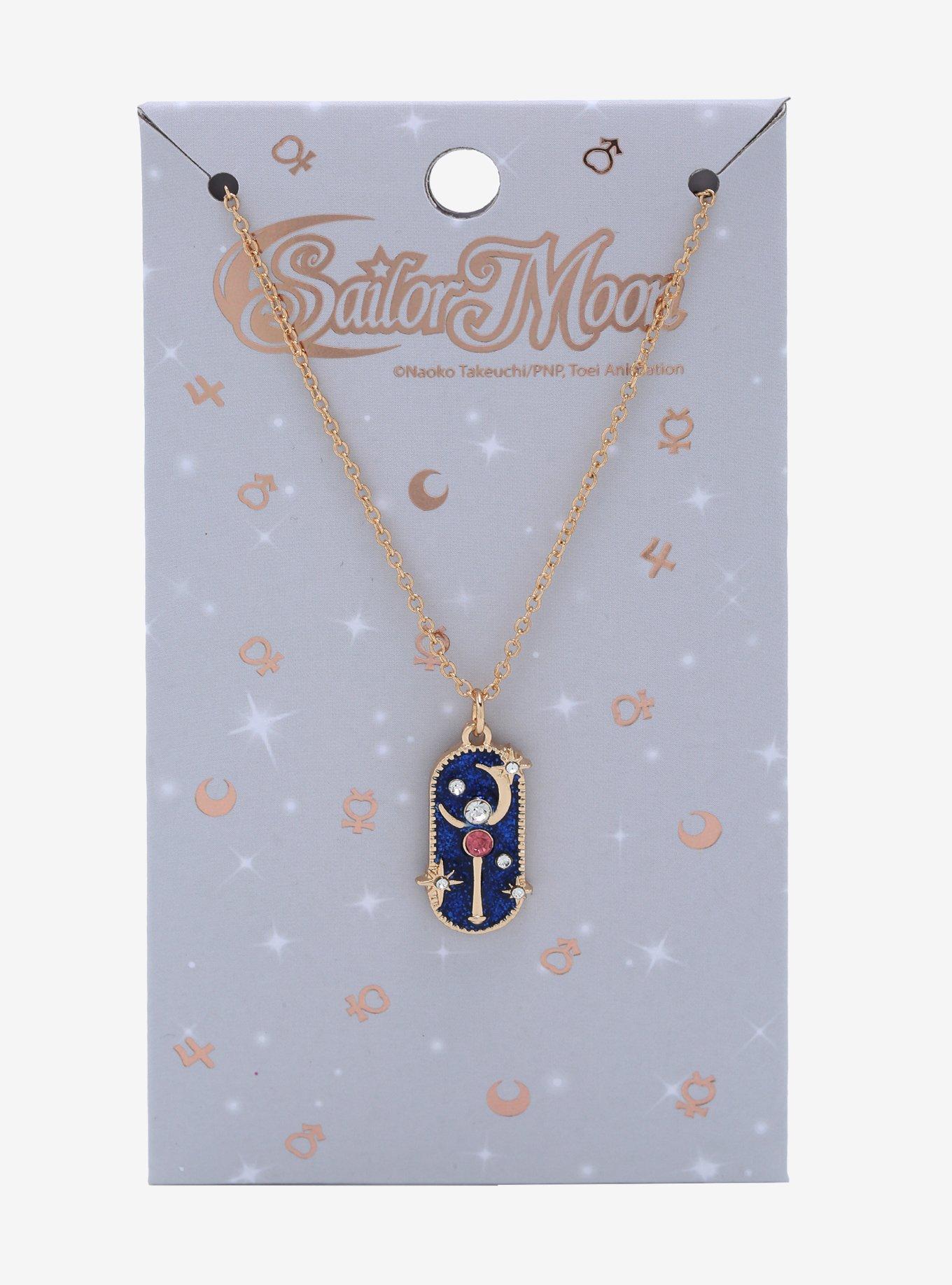 Sailor Moon Moon Stick Pendant Necklace - BoxLunch Exclusive , , alternate