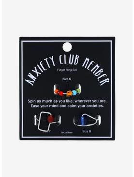 Anxiety Club Member Fidget Ring Set, , hi-res