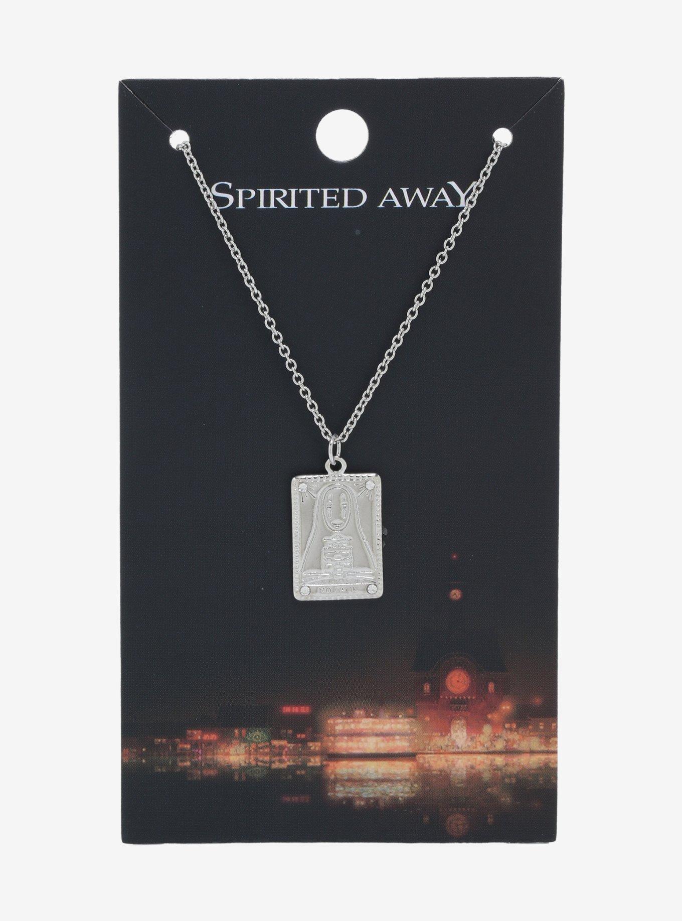 Studio Ghibli Spirited Away No-Face Tarot Card Necklace - BoxLunch Exclusive , , alternate